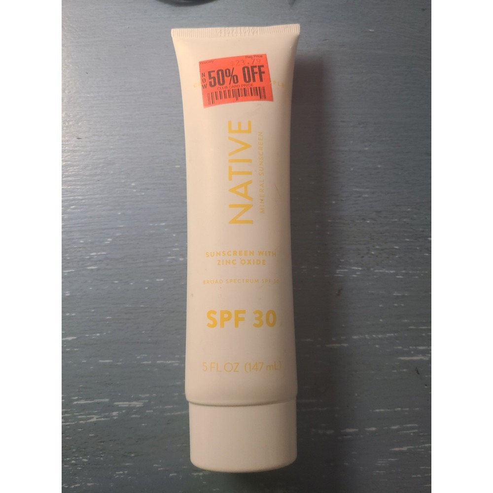 New Native Coconut &‎ Pineapple Mineral Sunscreen Lotion SPF 30 5 Fl. OZ 03/2026